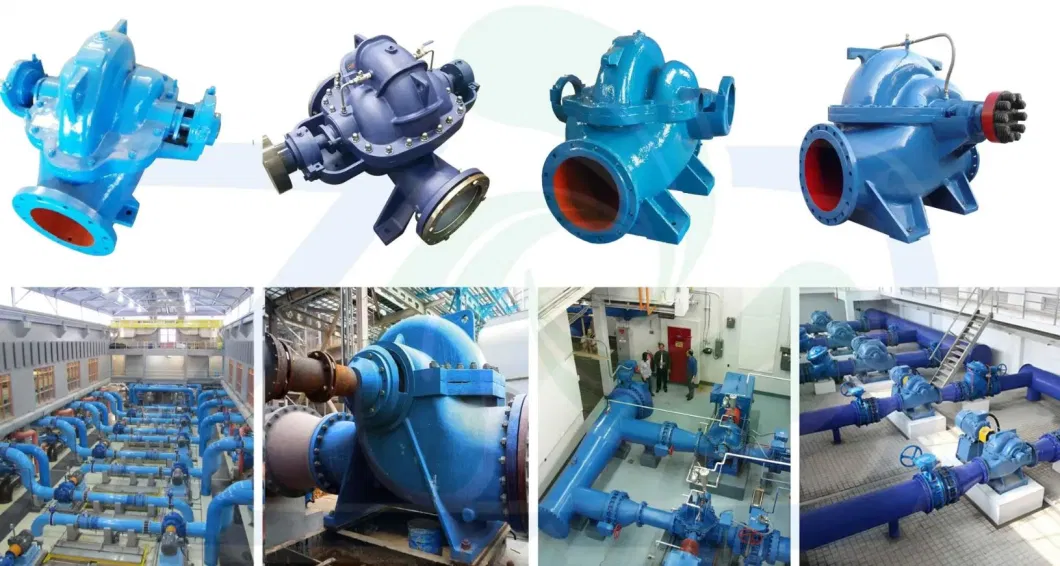 Middle Split Structure, Convenient Inspection and Maintenance. Double Suction Pump for Water Supplier, Irrigation and Industries.