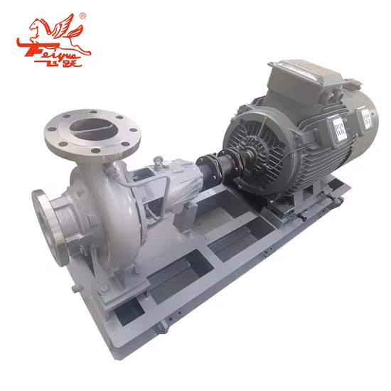 Fza Electric or Diesel Engine Horizontal Single Stage End Suction Industrial or Agricultural Irrigation Centrifugal Water Pump